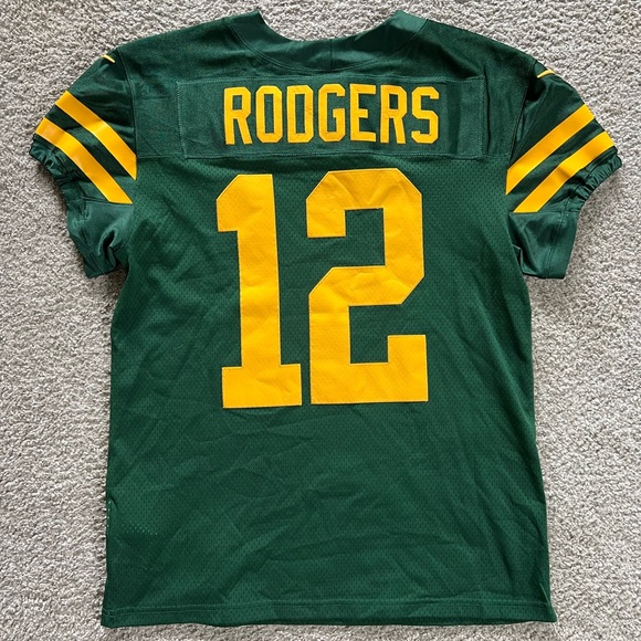 Nike elite Aaron Rodgers throwback Green Bay packers jersey - Picture 2 of 7